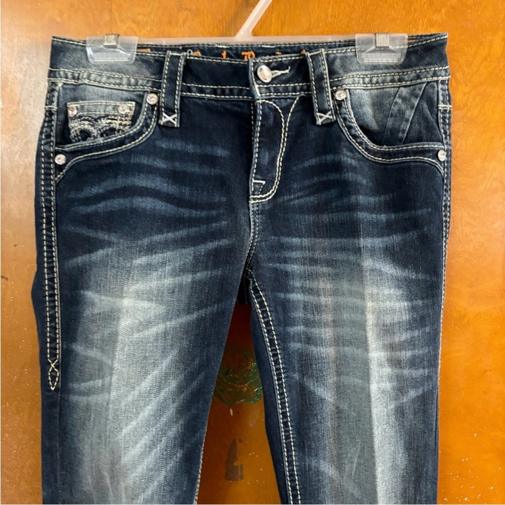 Rock Revival jeans. Size 28. Blue bling pockets - Picture 5 of 9